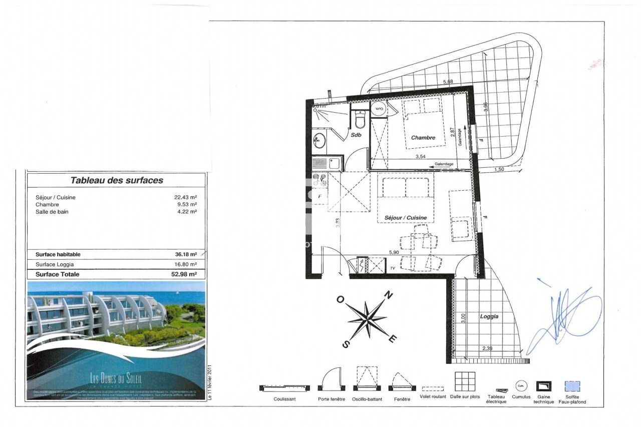 Vente Appartement à la Grande-Motte 2 pièces