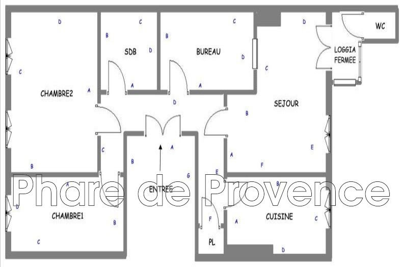 Vente Appartement à Marseille 1er arrondissement 4 pièces