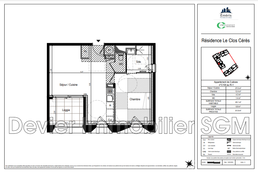 Vente Appartement à Mauguio 2 pièces