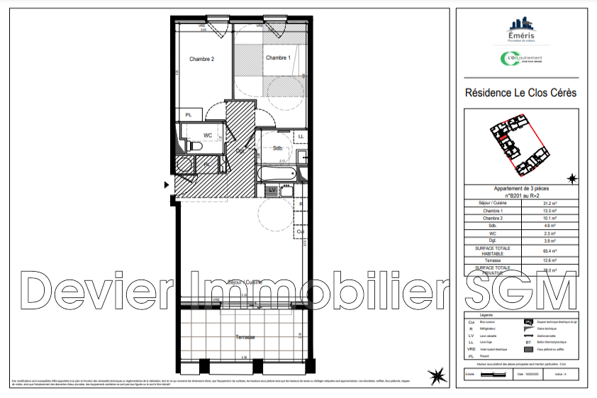 Vente Appartement à Mauguio 3 pièces