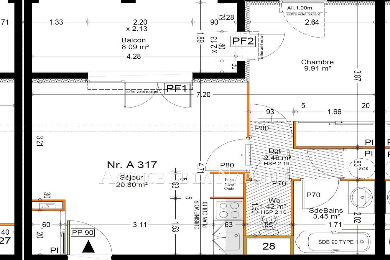 Vente Appartement à Mandelieu-la-Napoule 2 pièces