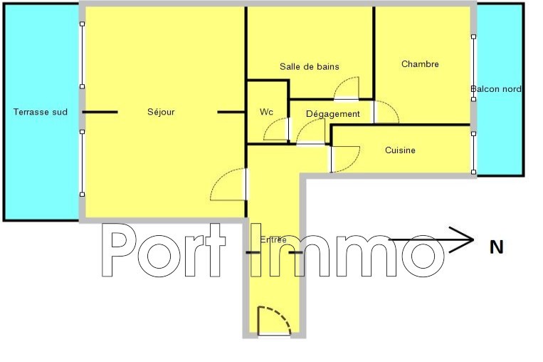 Vente Appartement à Saint-Laurent-du-Var 3 pièces