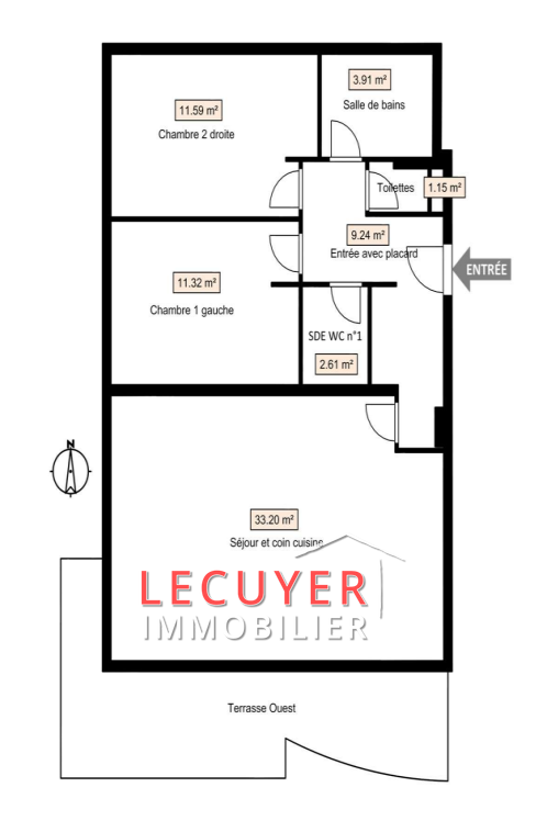 Vente Appartement à Vallauris 3 pièces