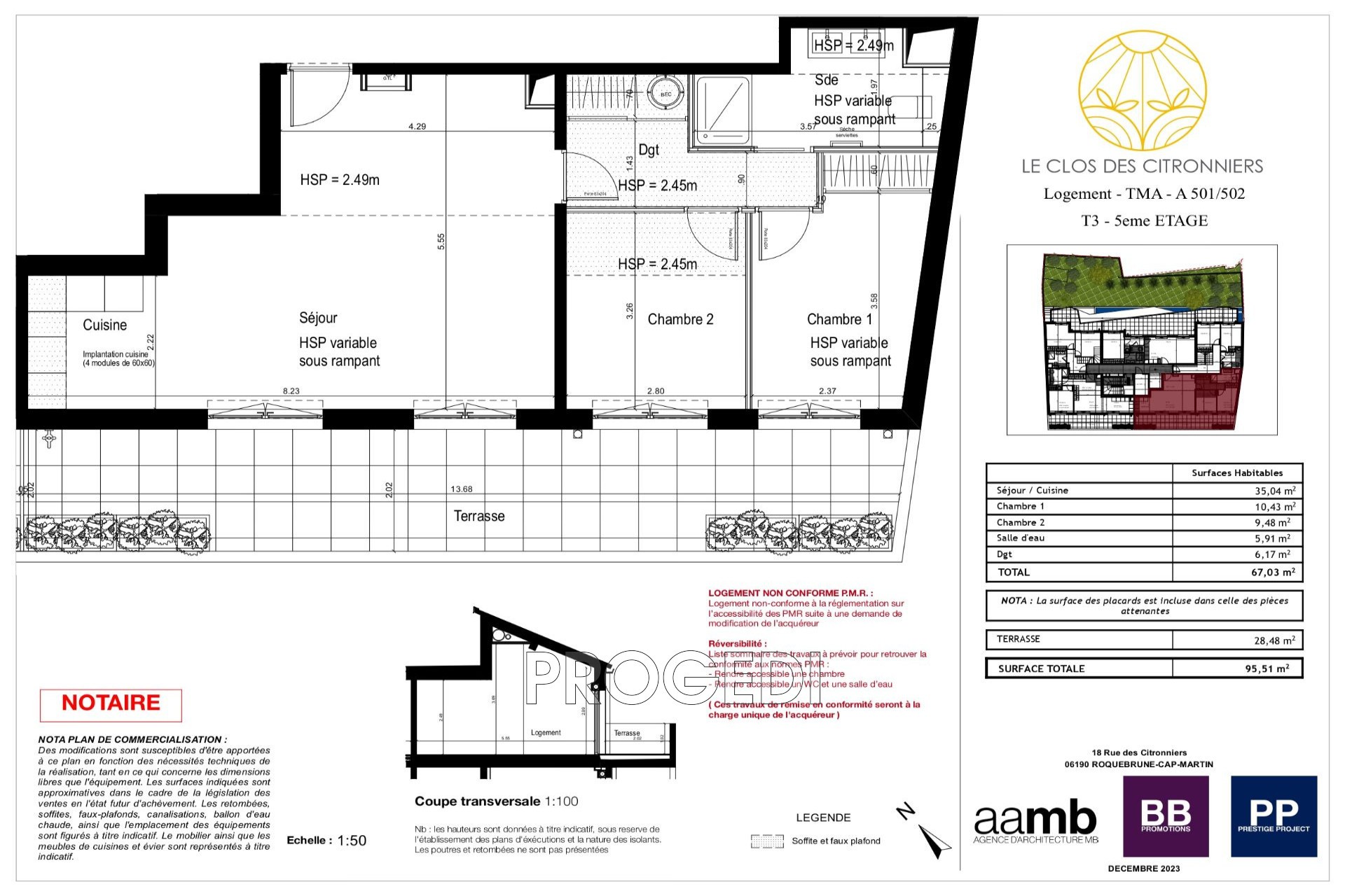 Vente Appartement à Roquebrune-Cap-Martin 3 pièces