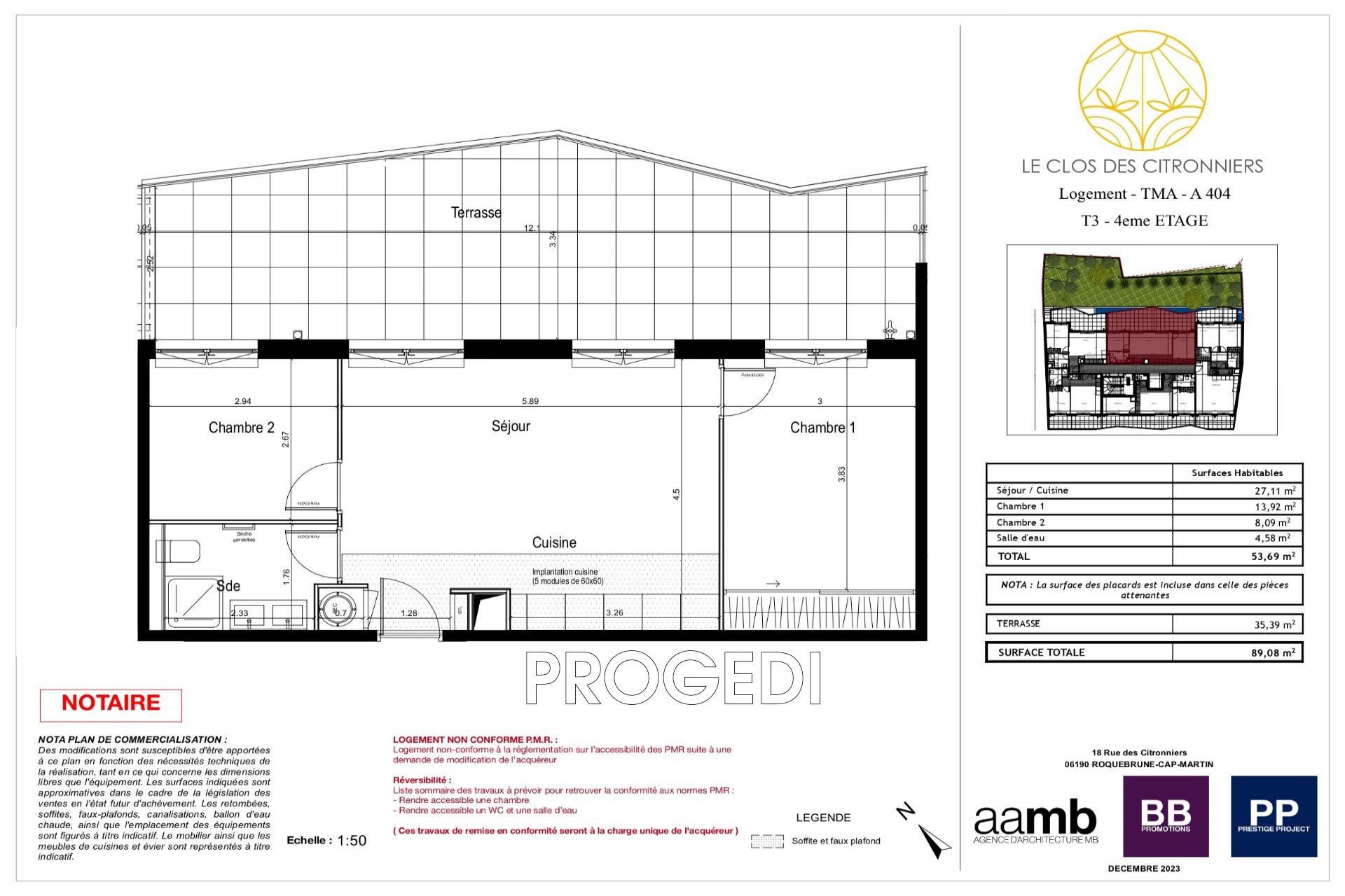 Vente Appartement à Roquebrune-Cap-Martin 3 pièces