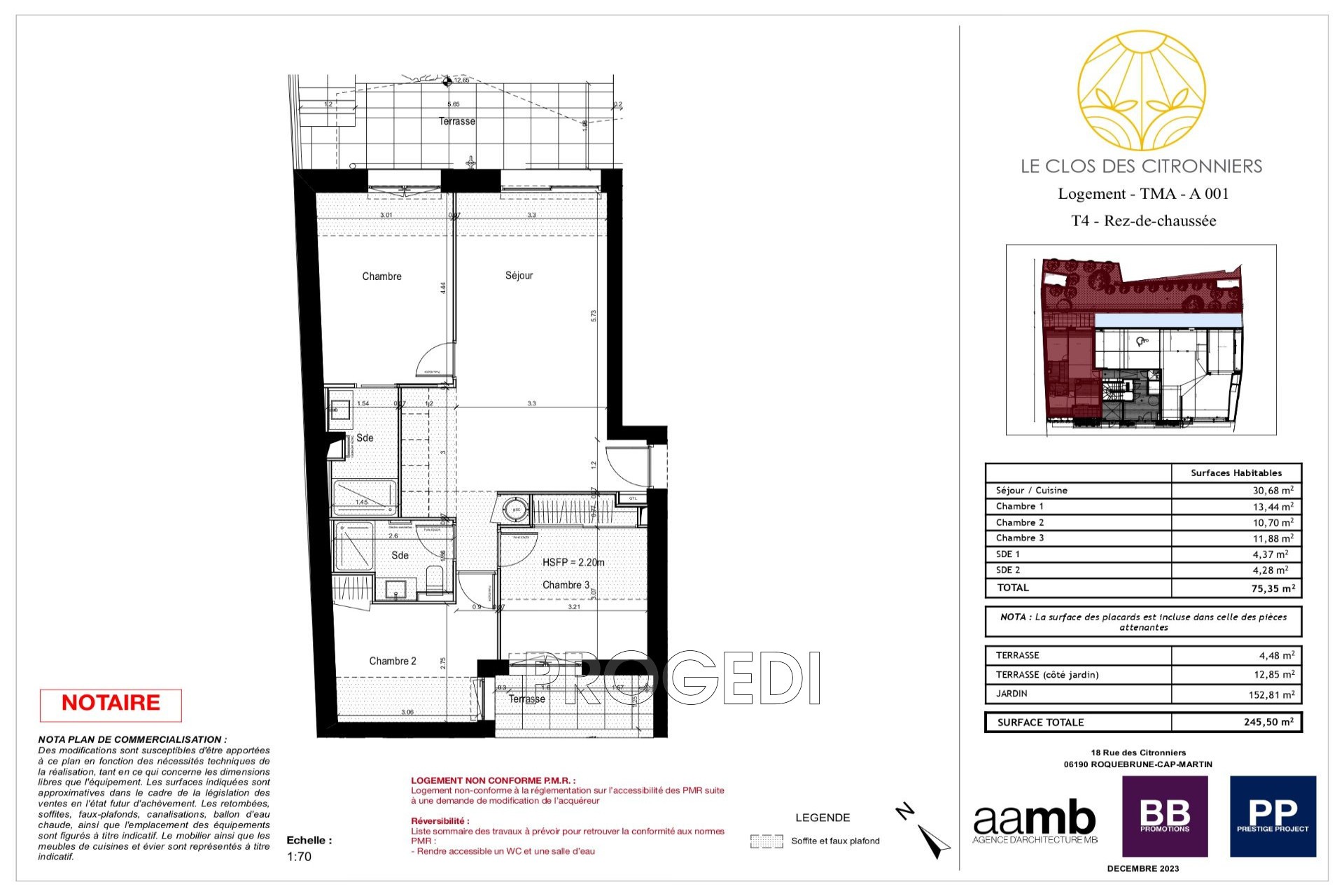 Vente Appartement à Roquebrune-Cap-Martin 4 pièces