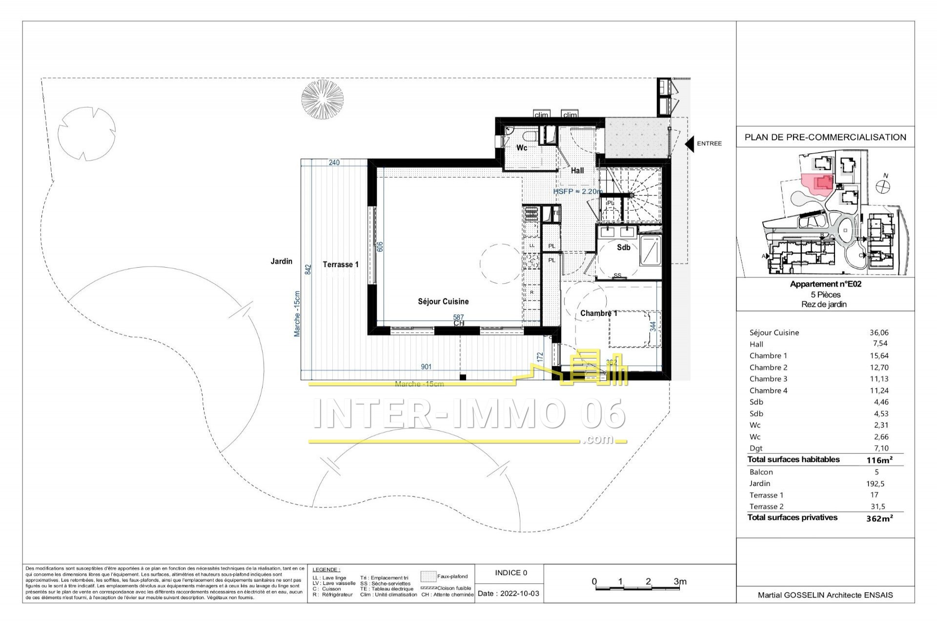 Vente Maison à le Cannet 5 pièces