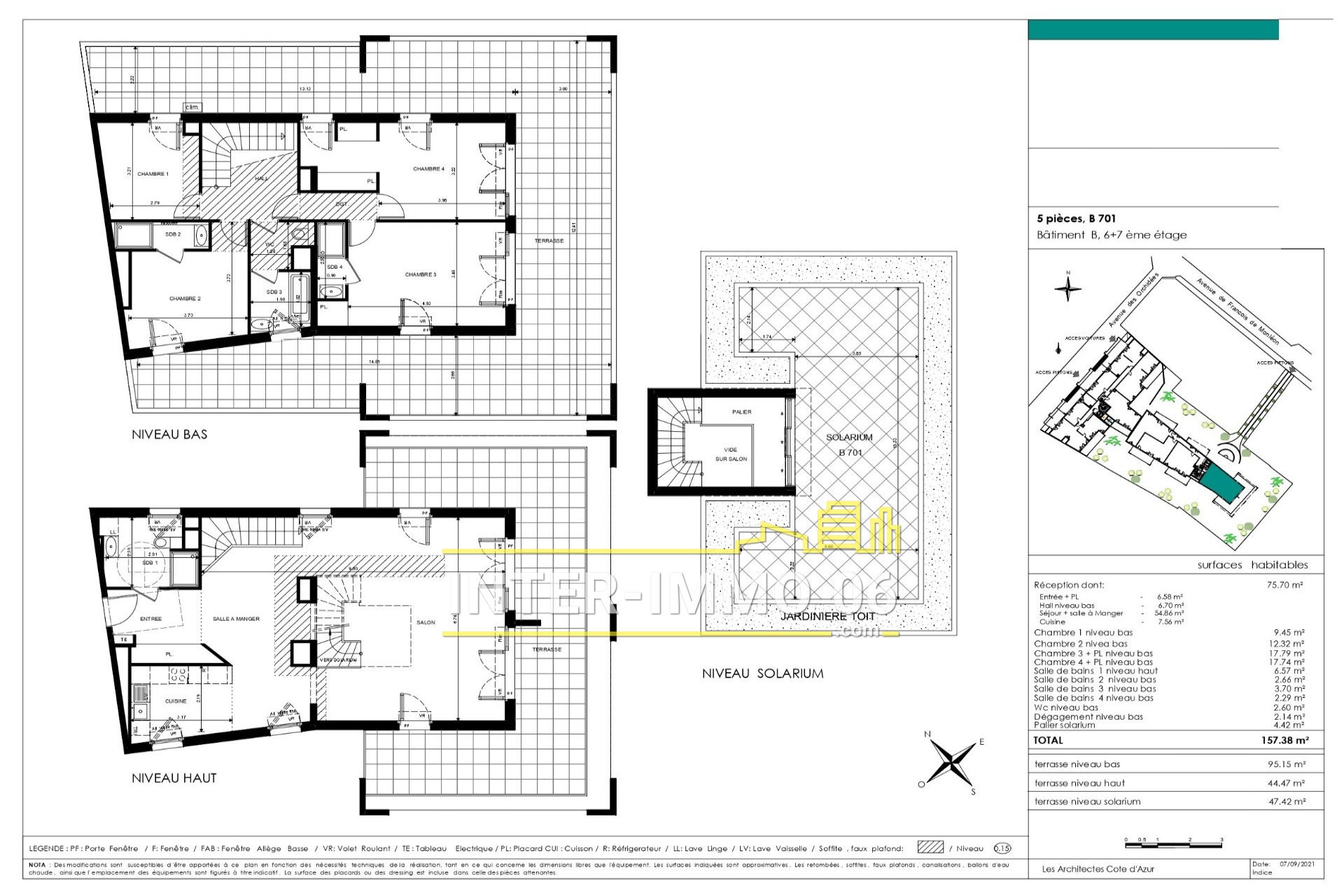 Vente Appartement à Roquebrune-Cap-Martin 5 pièces