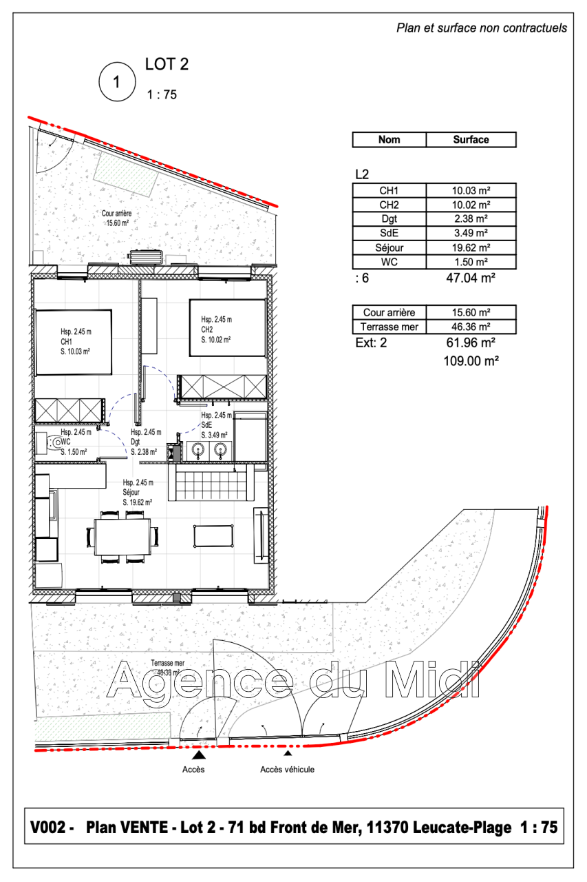 Vente Appartement à Leucate 3 pièces