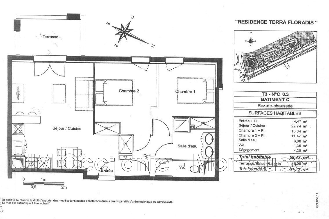 Vente Appartement à Aucamville 3 pièces