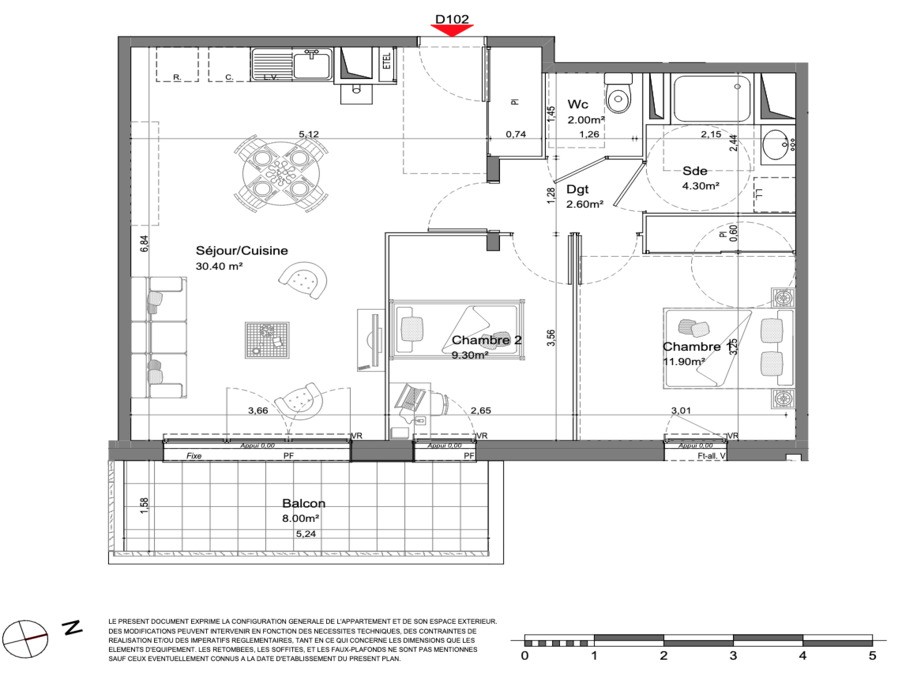 Vente Appartement à Nieul-lès-Saintes 3 pièces