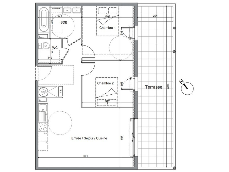 Vente Appartement à Montpellier 3 pièces