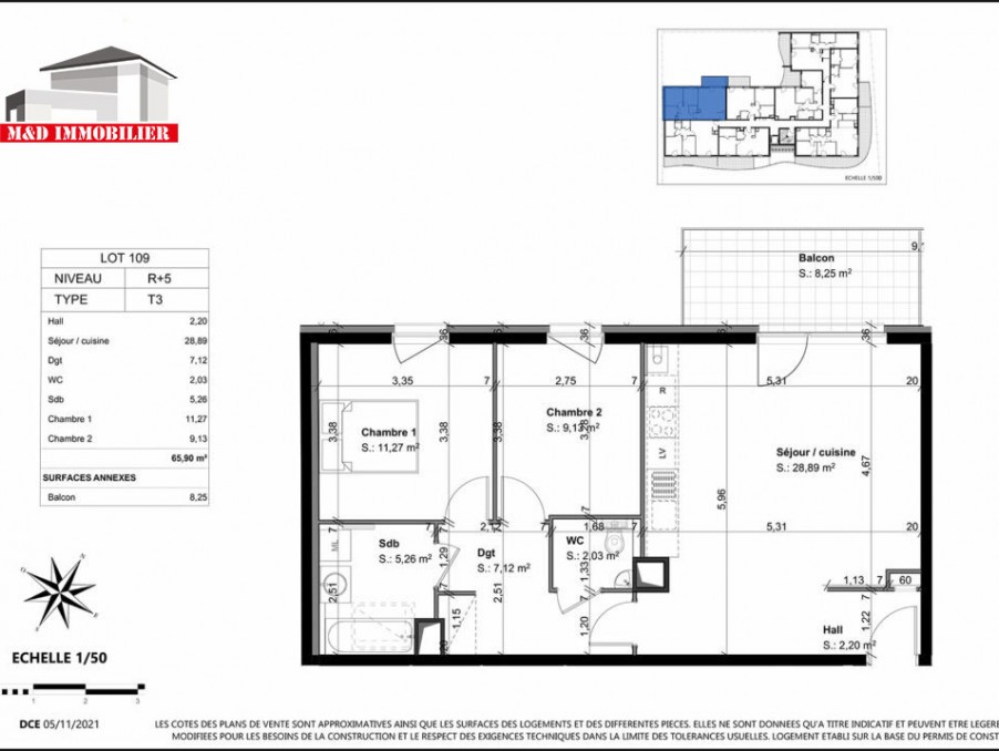 Vente Appartement à Saint-Louis 3 pièces