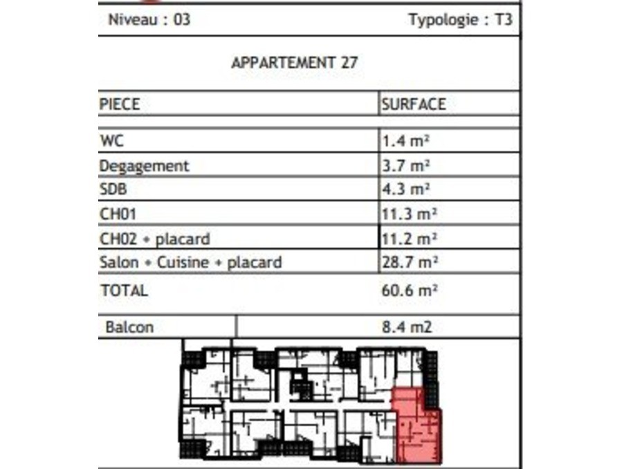 Vente Appartement à Lattes 3 pièces