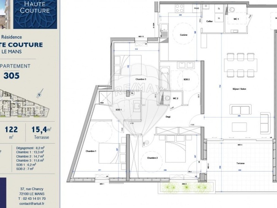 Vente Appartement à le Mans 4 pièces