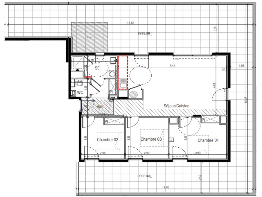 Vente Appartement à Béziers 4 pièces