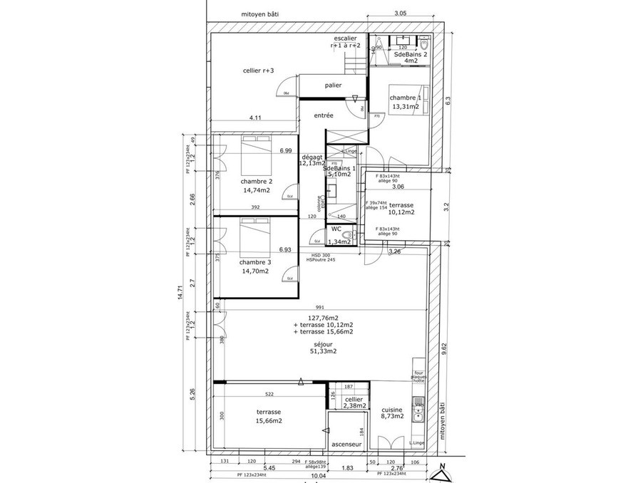 Vente Appartement à Sète 4 pièces