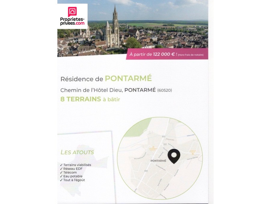 Vente Terrain à Pontarmé 0 pièce