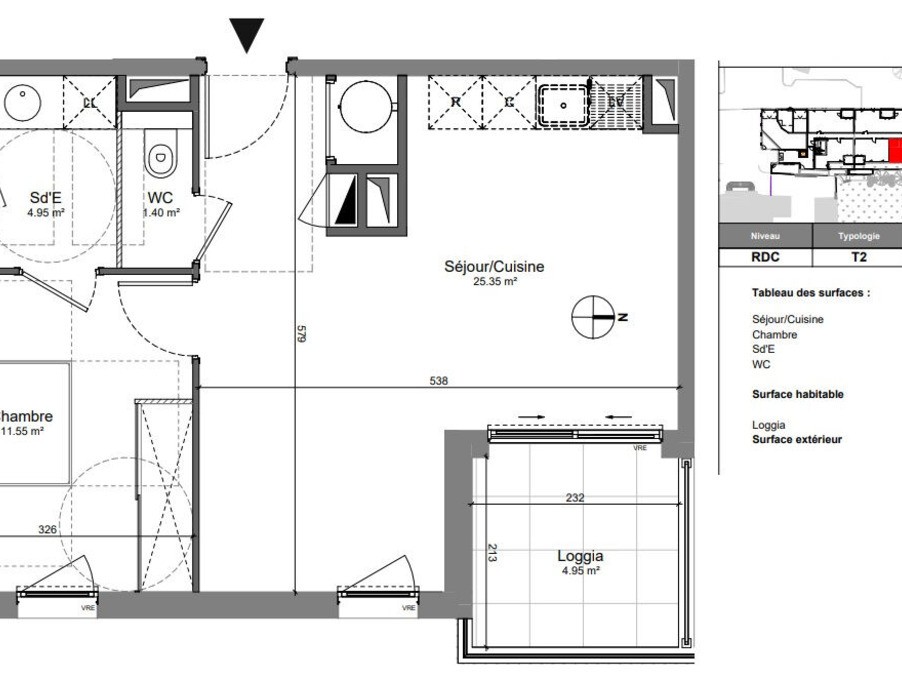 Vente Appartement à Vendargues 2 pièces