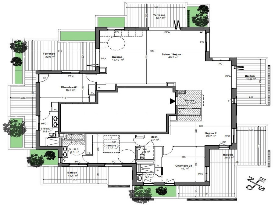 Vente Appartement à Montpellier 4 pièces