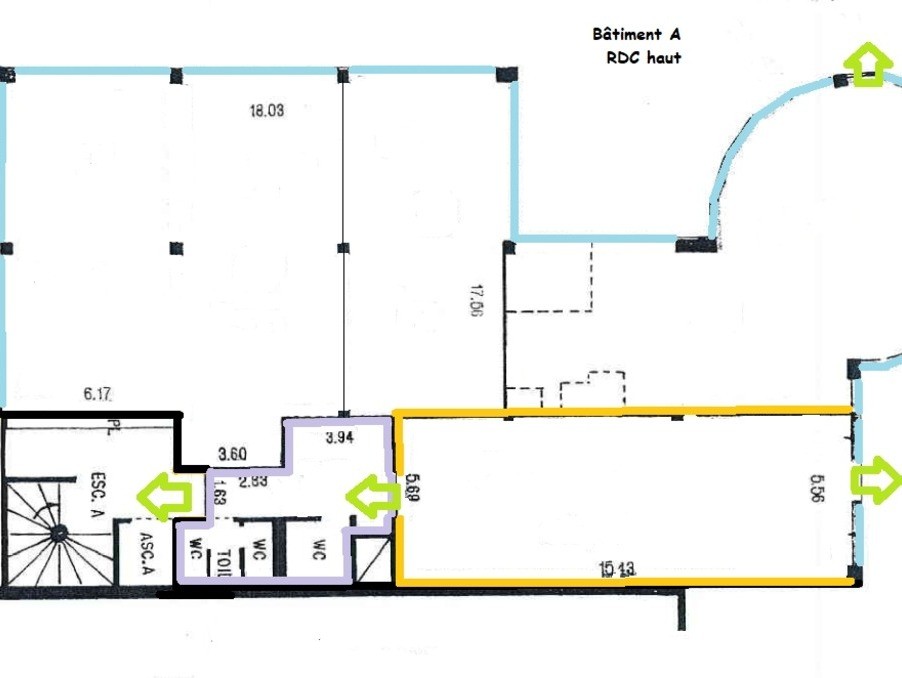 Vente Bureau / Commerce à le Cannet 1 pièce