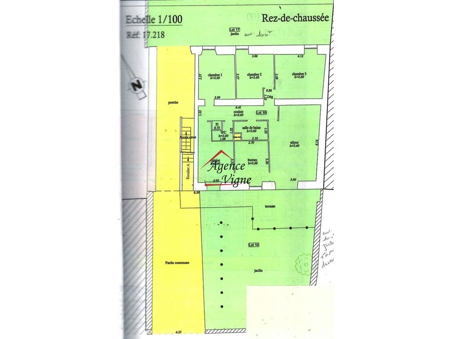 Vente Appartement à Bessèges 5 pièces