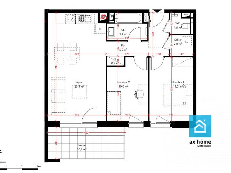 Neuf Appartement à Pfulgriesheim 3 pièces