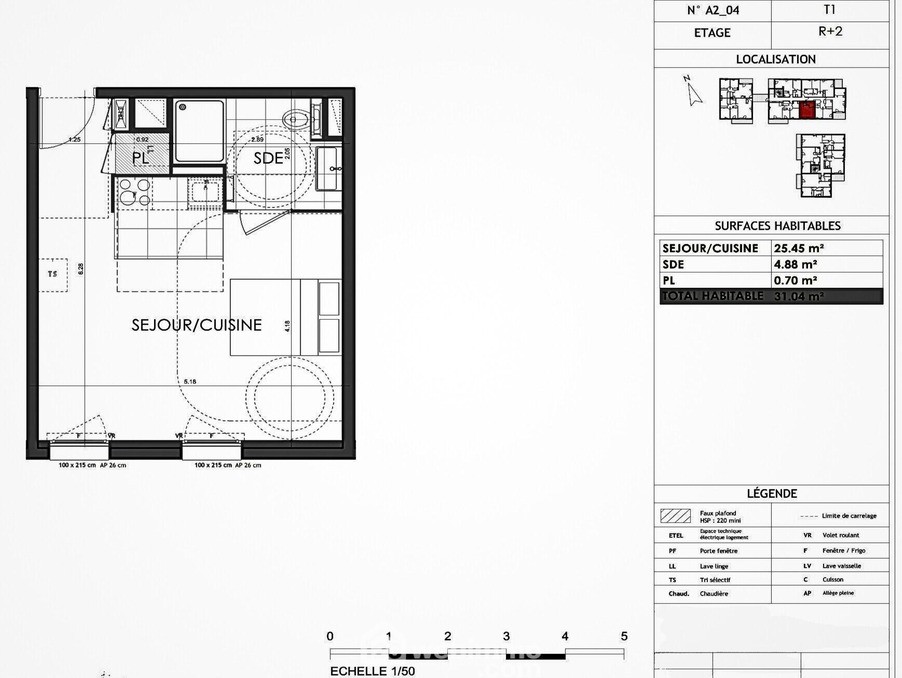 Vente Appartement à Rennes 1 pièce