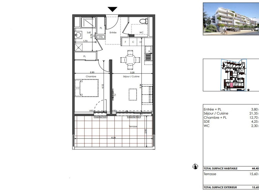 Vente Appartement à Sète 2 pièces