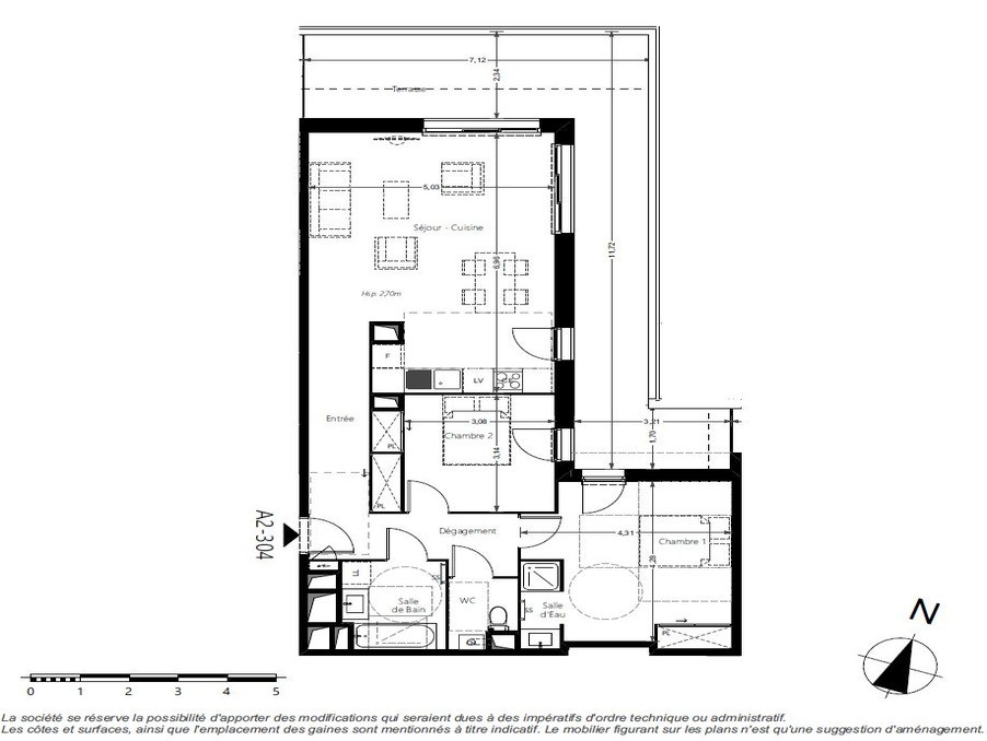 Vente Appartement à Pessac 3 pièces