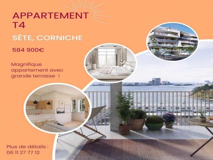 Vente Appartement à Sète 4 pièces