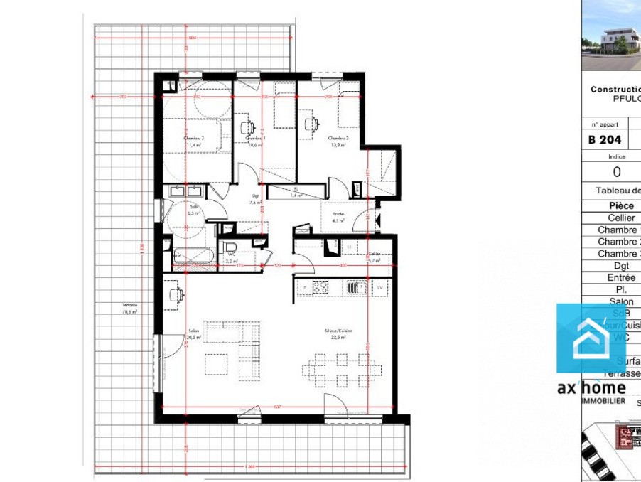 Neuf Appartement à Pfulgriesheim 4 pièces