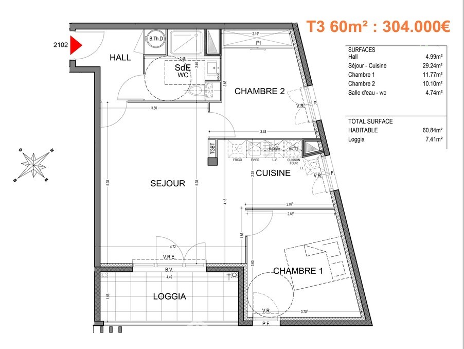 Vente Appartement à Saint-Rémy-de-Provence 2 pièces