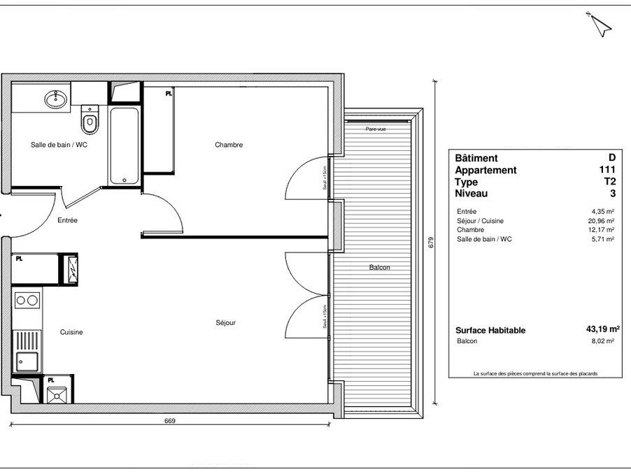 Vente Appartement à Chennevières-sur-Marne 2 pièces