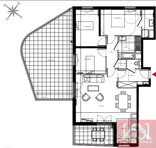 Vente Appartement à Chatou 4 pièces