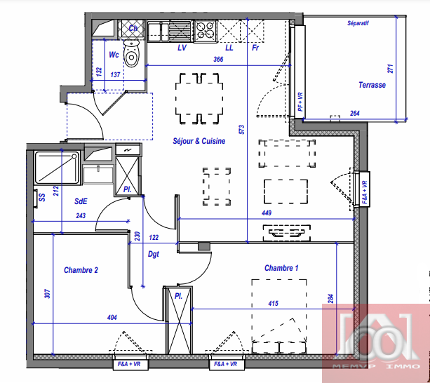 Vente Appartement à Toulouse 3 pièces