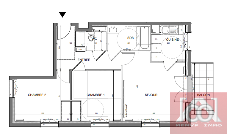 Vente Appartement à Noisy-le-Grand 3 pièces