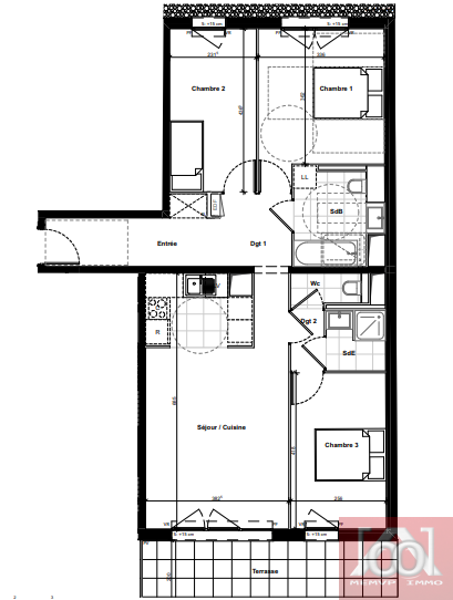 Vente Appartement à Noisy-le-Grand 4 pièces