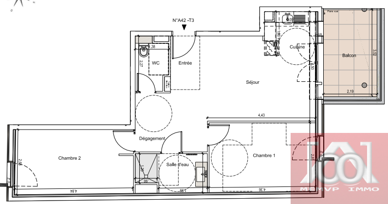 Vente Appartement à Issy-les-Moulineaux 3 pièces