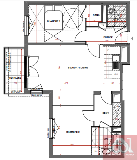 Vente Appartement à Cachan 3 pièces