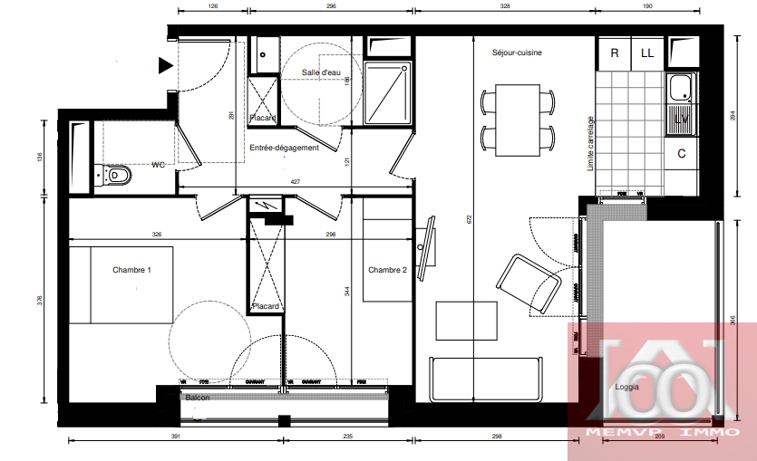 Vente Appartement à Massy 3 pièces