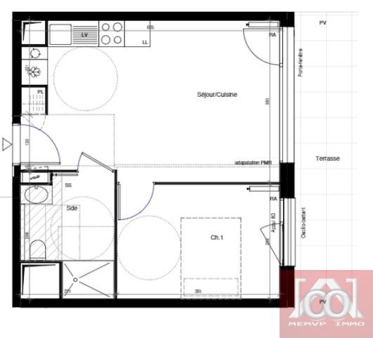 Vente Appartement à Saint-Cyr-l'École 2 pièces