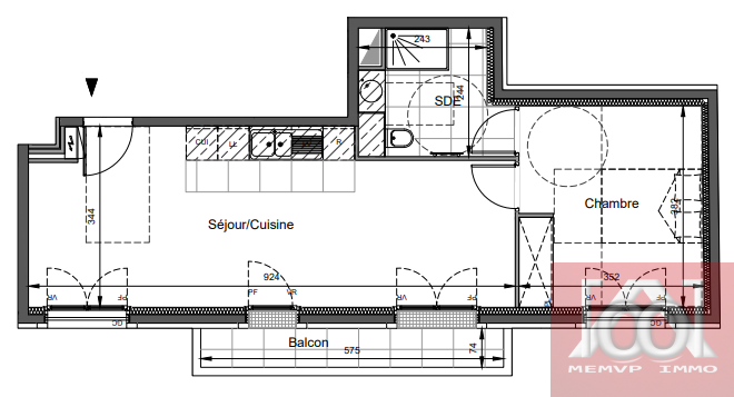 Vente Appartement à Levallois-Perret 2 pièces