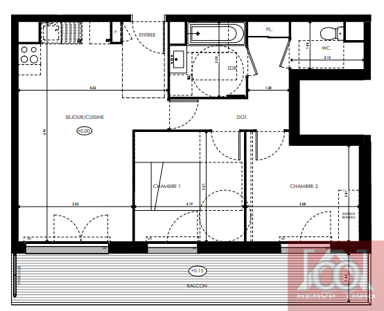 Vente Appartement à Épinay-sur-Orge 3 pièces