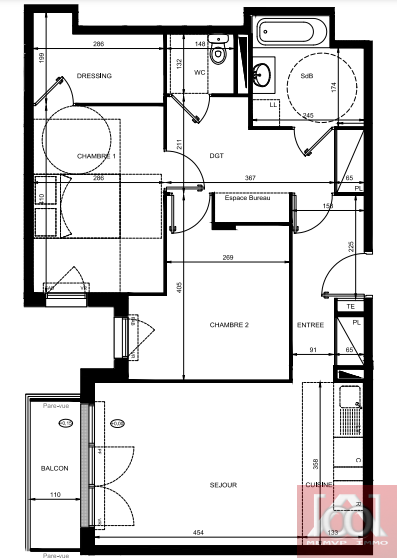 Vente Appartement à Ozoir-la-Ferrière 3 pièces