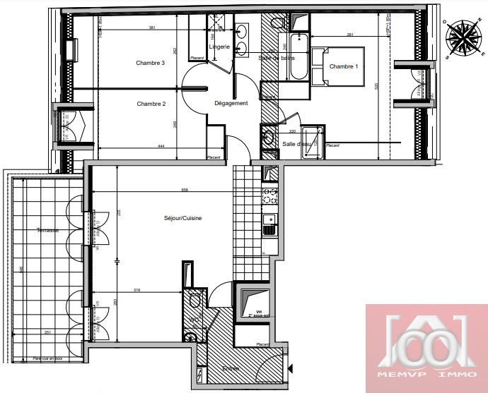 Vente Appartement à le Blanc-Mesnil 5 pièces