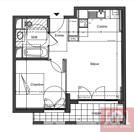 Vente Appartement à Issy-les-Moulineaux 2 pièces