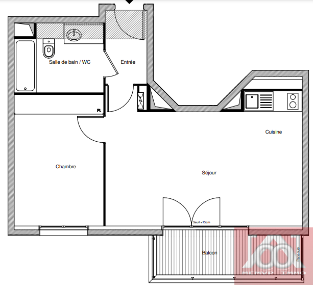 Vente Appartement à Chennevières-sur-Marne 2 pièces