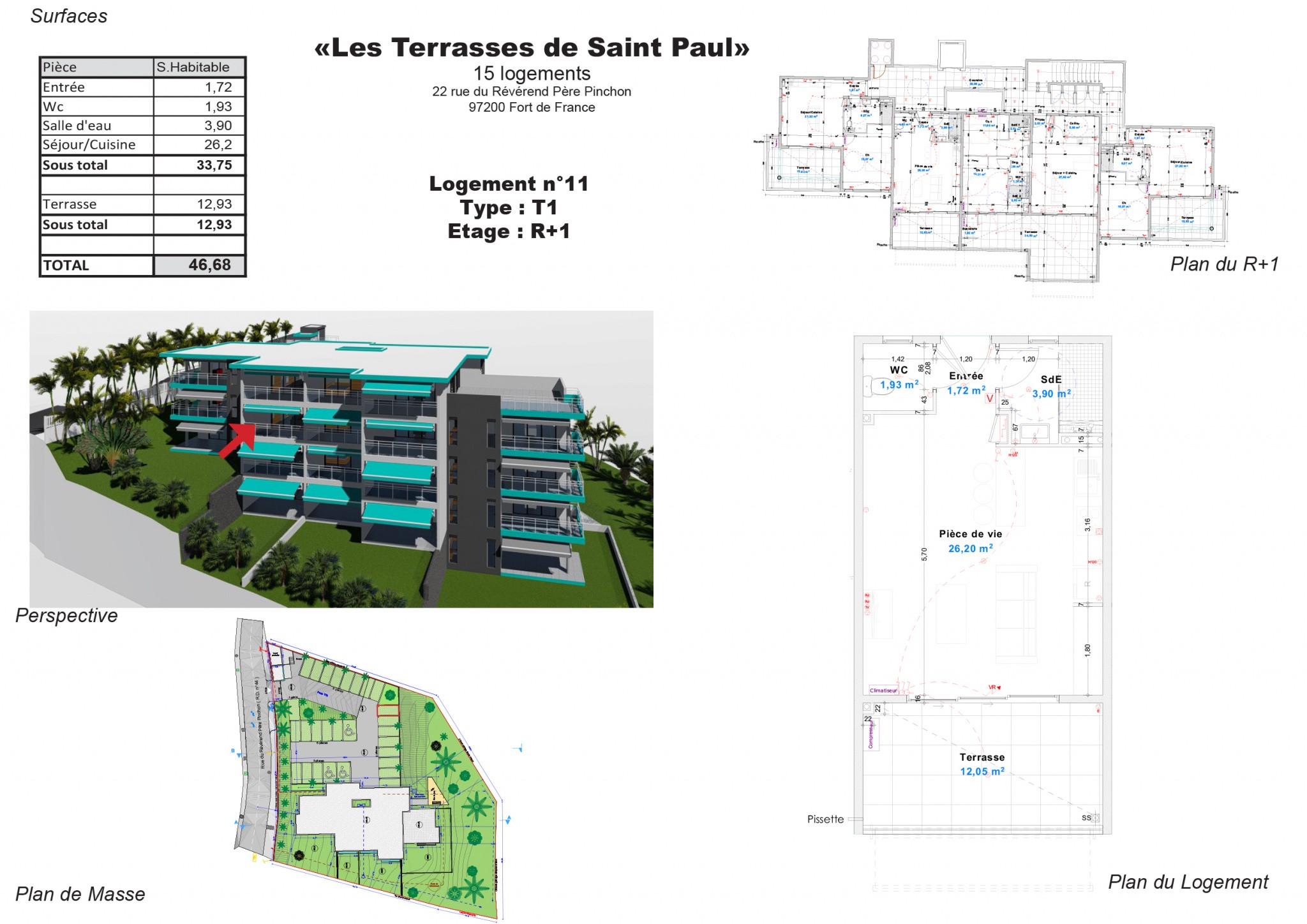 Vente Appartement à Fort-de-France 1 pièce