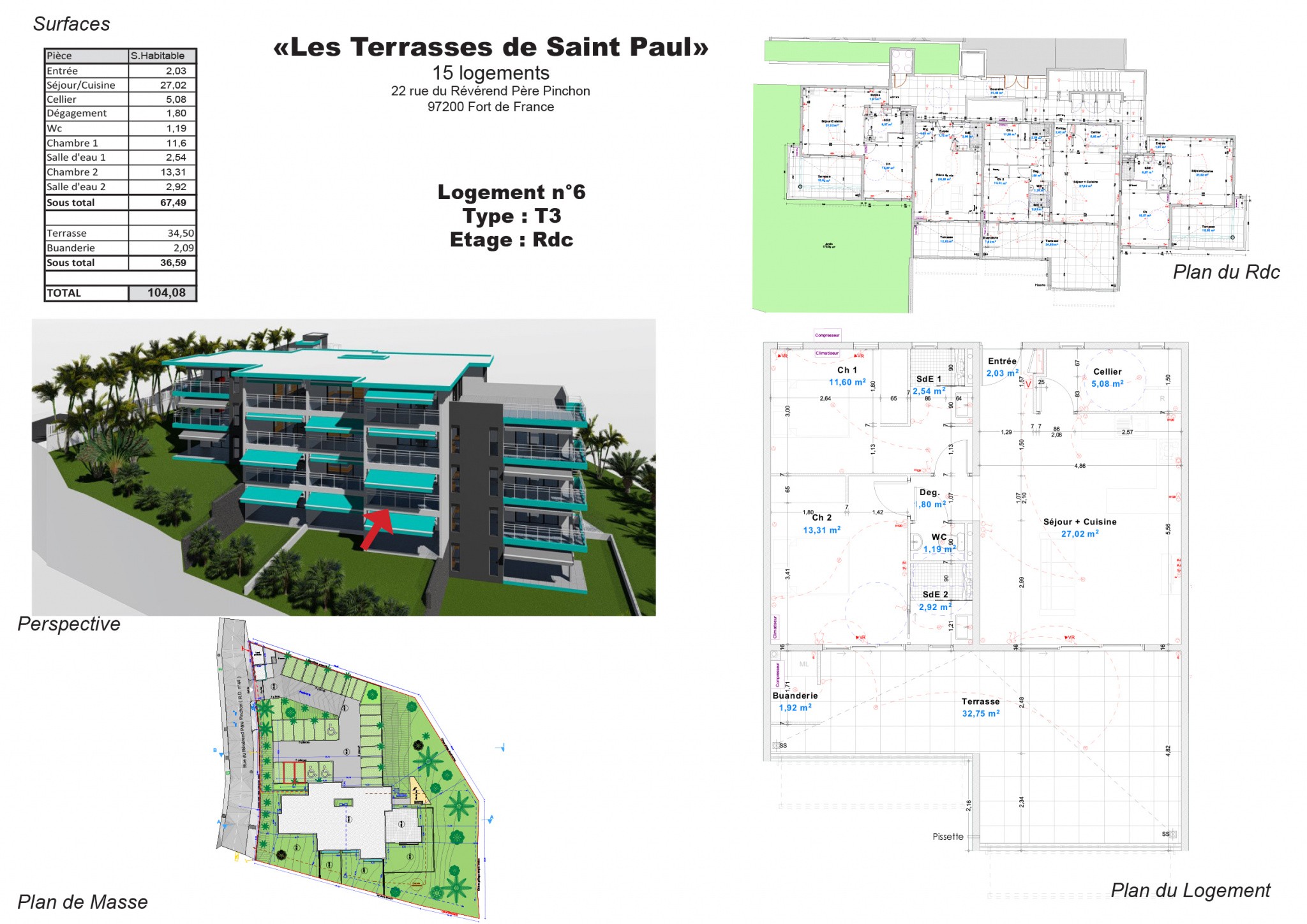 Vente Appartement à Fort-de-France 3 pièces